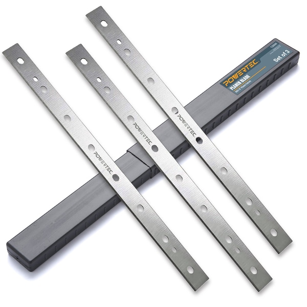 Powertec 13 in. Planer Blades for DeWalt DW735, DW735X Planer, RPL Woodworking Planer Knives for DW7352, 3PK 12800W - main